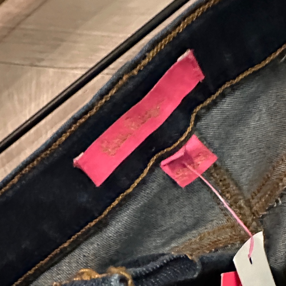 Lilly Pulitzer High Rise Dark Blue Jeans - Picture 7 of 7